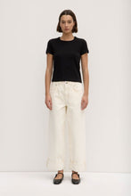 Load image into Gallery viewer, Assembly Label Lyla Cap Sleeve Tee - Black Hyde Boutique
