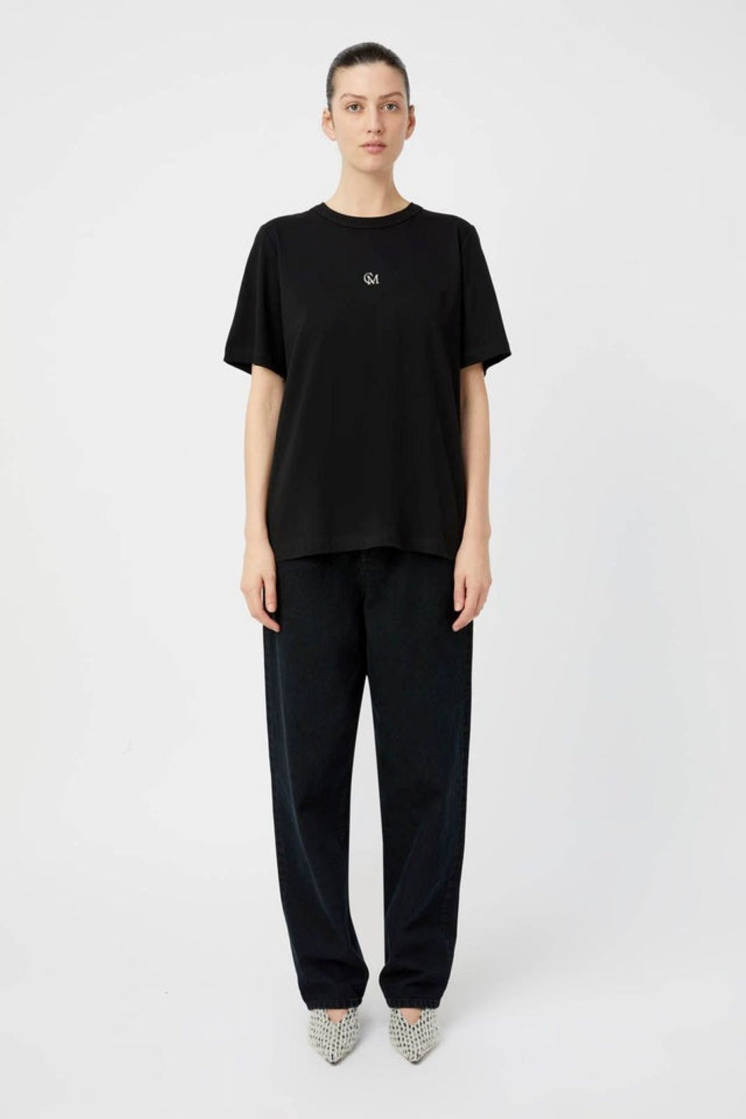 Camilla and Marc Lyra Logo Tee - Black Hyde Boutique