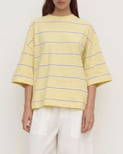 Load image into Gallery viewer, Assembly Label Nora Cotton Stripe Oversized Tee - Rind Stripe Hyde Boutique
