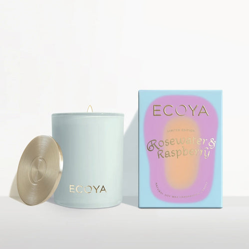 Ecoya Madison Candle - Rosewater and Raspberry Hyde Boutique