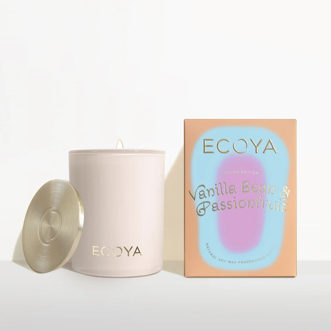 Ecoya Madison Candle - Vanilla Bean and Passionfruit Hyde Boutique