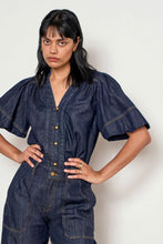 Load image into Gallery viewer, Zoe Kratzman Magnify Top - Dark Denim
