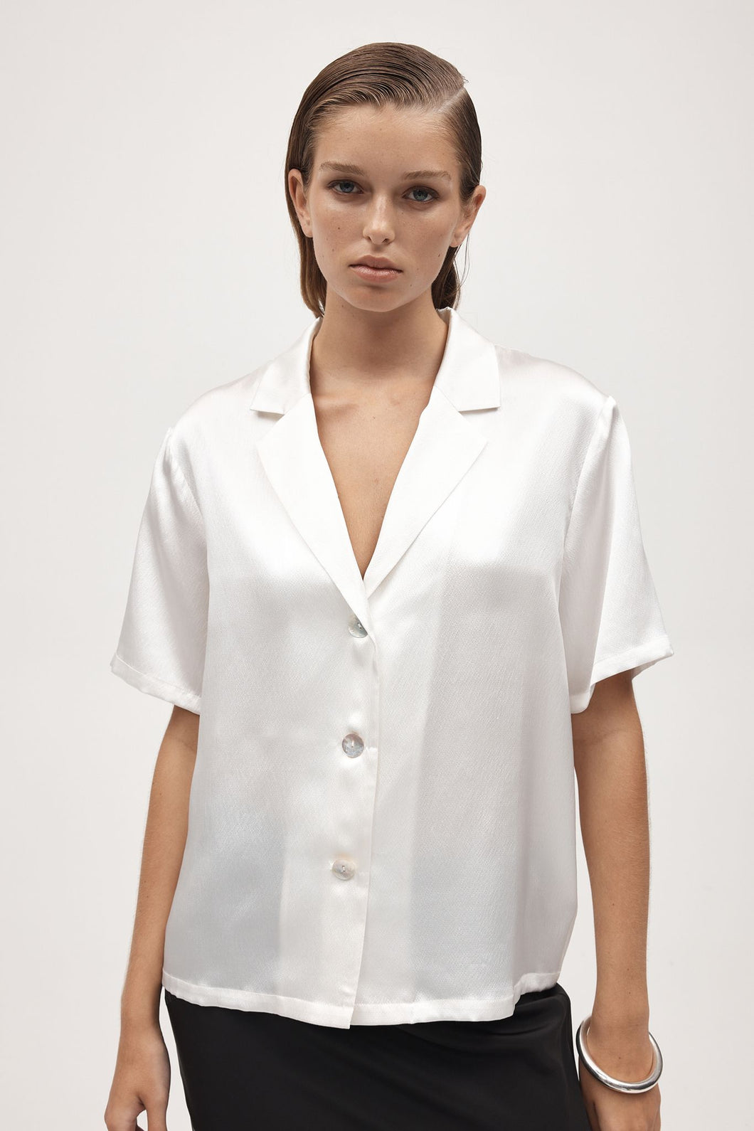 Marle Marigold Shirt - Ivory  Hyde Boutique   