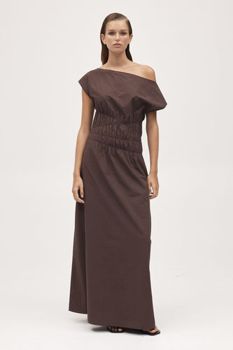 Marle Costa Dress - Chocolate  Hyde Boutique   