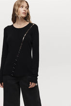 Load image into Gallery viewer, Marle Poppy Top - Black  Hyde Boutique   
