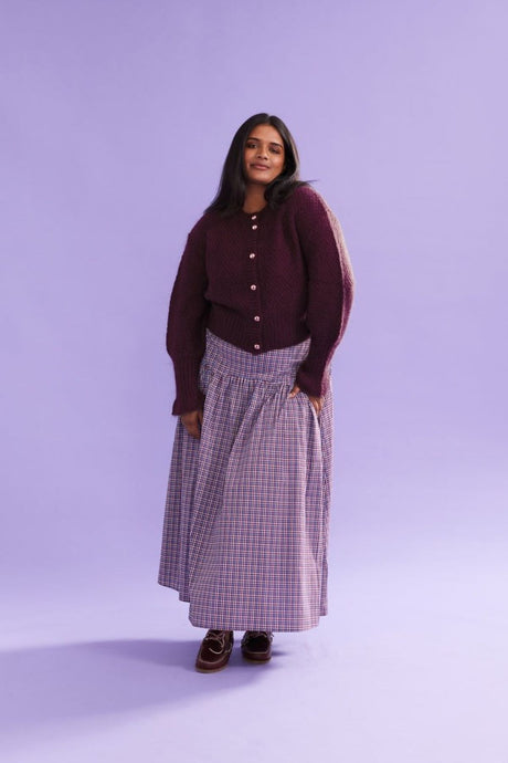 Ruby Matilda Cardigan - Burgundy Hyde Boutique