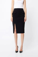 Load image into Gallery viewer, Mossman Melrose Pencil Skirt - Black Hyde Boutique
