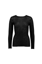 Load image into Gallery viewer, Standard Issue Merino Tulle Crew - Black  Hyde Boutique   

