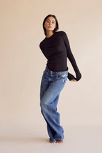 Load image into Gallery viewer, Dear Dylan Merino Long Sleeve Knit - Noir Hyde Boutique
