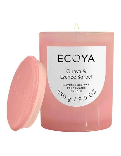 Ecoya Metro Candle - Guava & Lychee Sorbet Hyde Boutique