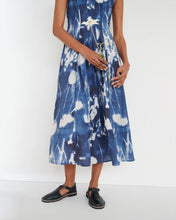 Load image into Gallery viewer, Kowtow Midnight Dress - Cyanotype Floral
