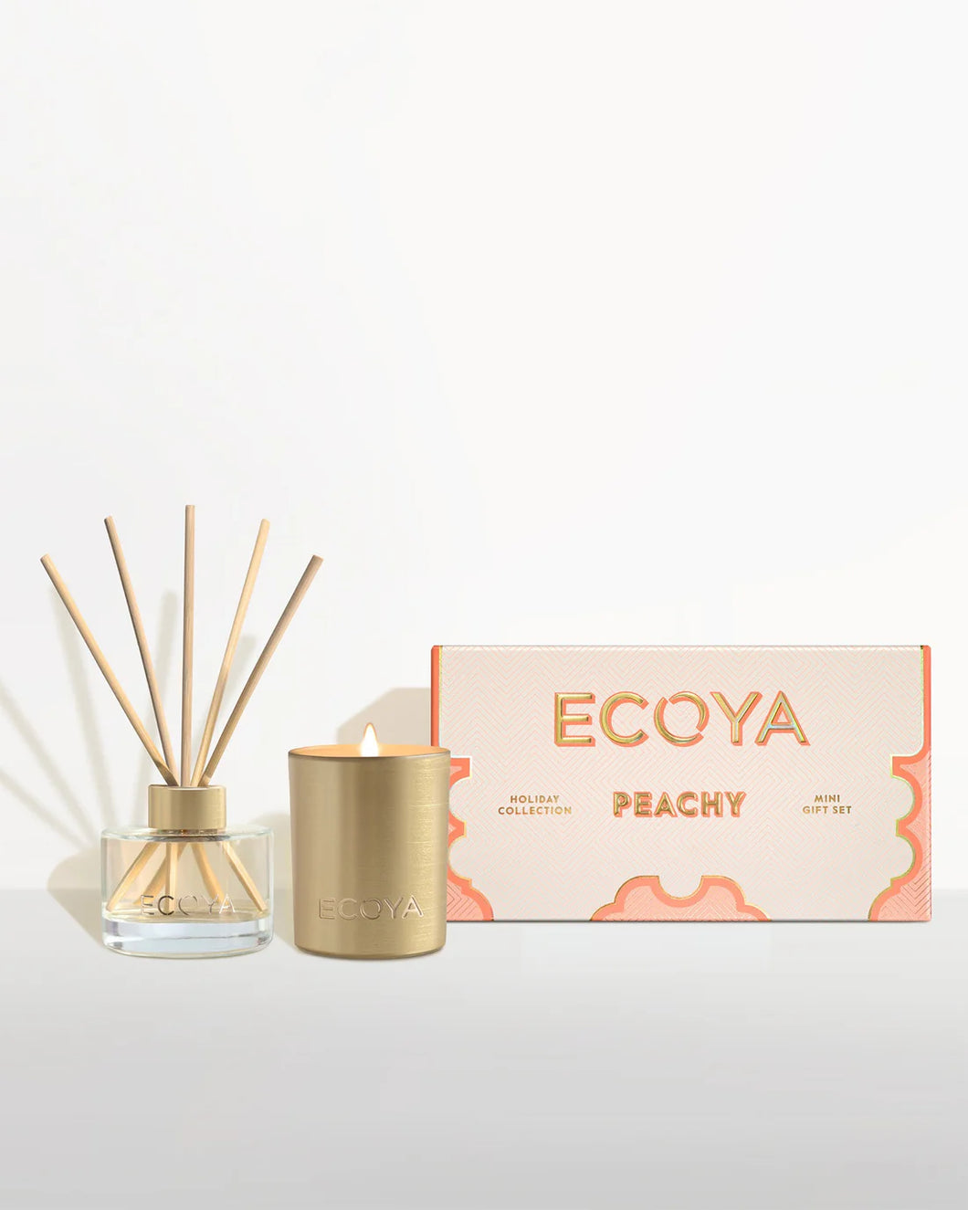 Ecoya Peachy Mini Gift Set - Holiday Collection  Hyde Boutique   