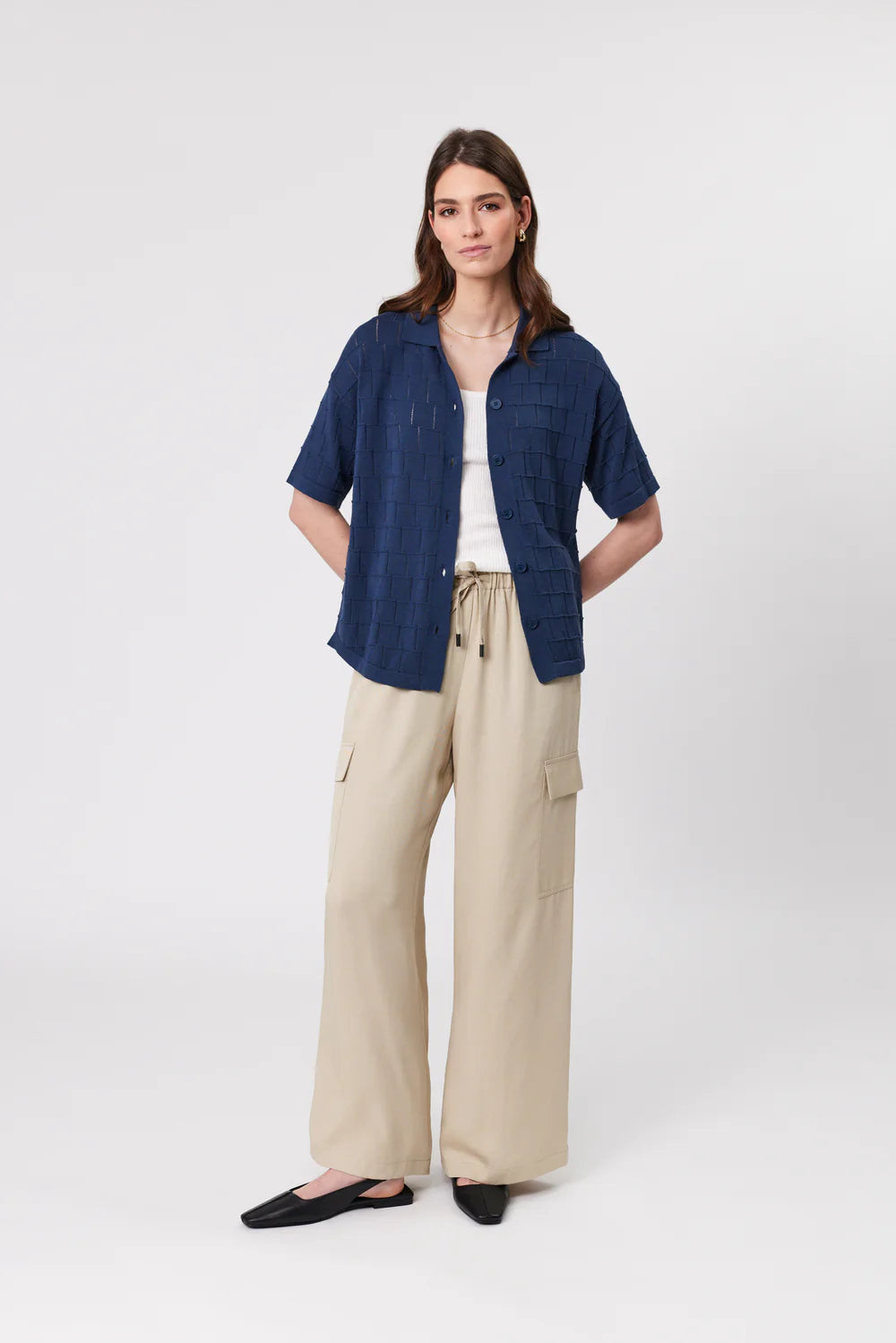 Marlow Mirage Cargo Pant - Bone  Hyde Boutique   