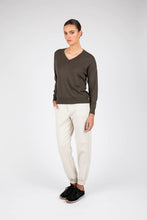 Load image into Gallery viewer, Marlow Monday V Neck - Cypress  Hyde Boutique   
