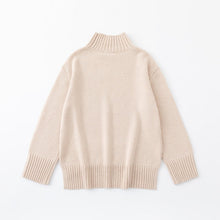 Load image into Gallery viewer, Aleger N.325 Cashmere Blend Chunky Polo - Shell Beige Arriving Early March Hyde Boutique
