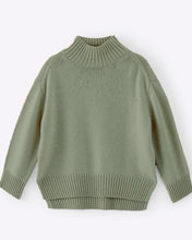 Load image into Gallery viewer, Aleger N.325 Cashmere Blend Chunky Polo - Dark Moss Arriving Early March Hyde Boutique
