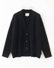 Load image into Gallery viewer, Aleger N.99 Cashmere Blend Oversized Cardigan - Black Arriving March Hyde Boutique
