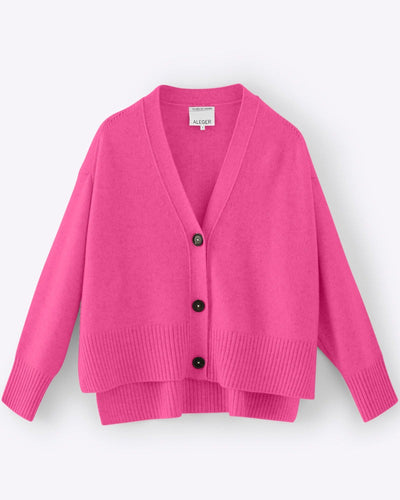 Aleger N.99 Cashmere Blend Oversized Cardigan - Pink Flash Hyde Boutique