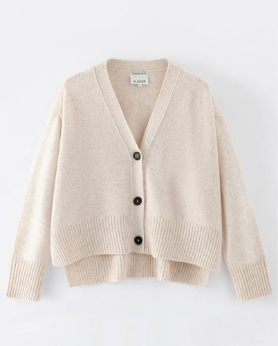 Aleger N.99 Cashmere Blend Oversized Cardigan - Shell2 Hyde Boutique