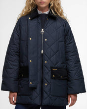 Load image into Gallery viewer, Barbour Aldburgh Quitled Jacket - Navy/Dress Tartan Hyde Boutique

