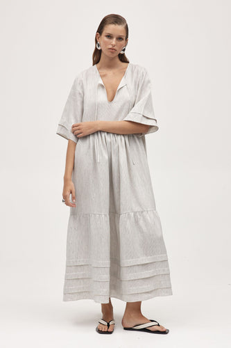 Marle Nellie Dress - Twill Stripe  Hyde Boutique   