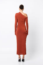 Load image into Gallery viewer, Mossman Oblivion Midi Dress - Rust Hyde Boutique

