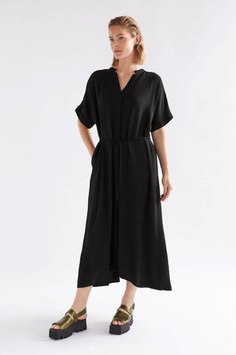 Elk Omia Shirtdress - Black Hyde Boutique