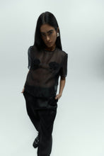 Load image into Gallery viewer, Harris Tapper Ophelia Tee - Black Organza Hyde Boutique
