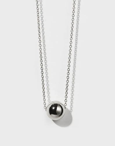 Meadowlark Orb Necklace - Stirling Silver  Hyde Boutique   