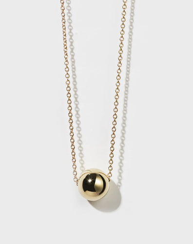 Meadowlark Orb Necklace - 23k Gold Plated  Hyde Boutique   