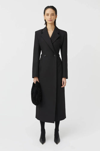 Camilla and Marc Ortega Coat - Black  Hyde Boutique   