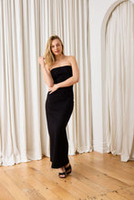 Load image into Gallery viewer, Caitlin Crisp Oscar Dress - Black Ponte  Hyde Boutique   
