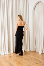 Load image into Gallery viewer, Caitlin Crisp Oscar Dress - Black Ponte  Hyde Boutique   
