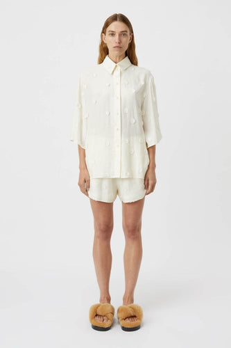 Camilla and Marc Ottilie Short - Cream Hyde Boutique