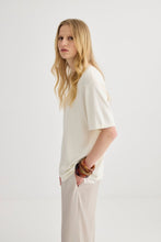 Load image into Gallery viewer, Laing Oversized Knit T-Shirt - Cream Hyde Boutique
