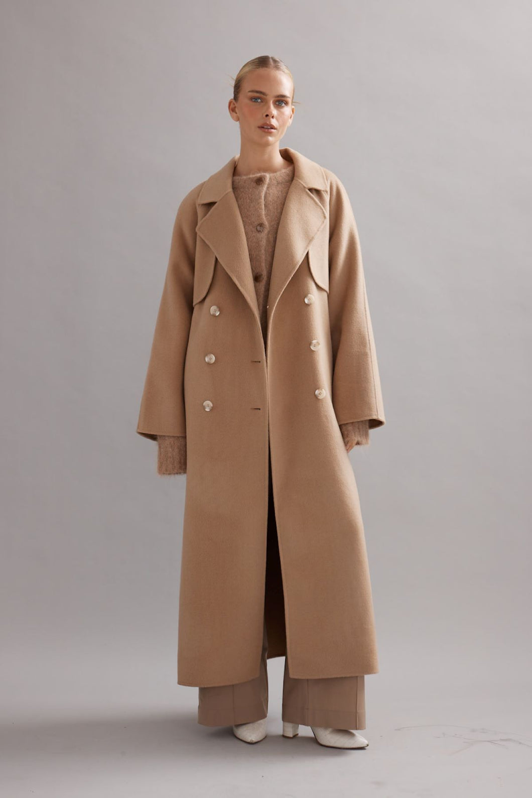 Caitlin Crisp Paddington Coat - Camel Hyde Boutique