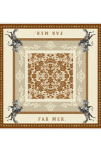 Load image into Gallery viewer, FAR MER. by Whitney Paisley Palomino Large Silk Scarf - Multi Hyde Boutique
