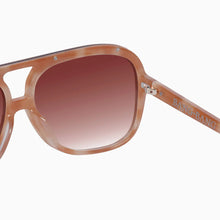 Load image into Gallery viewer, Valley Eyewear Bang Bang Pastel Tort w. Gold Metal / Dark Orange Gradient Lens Hyde Boutique
