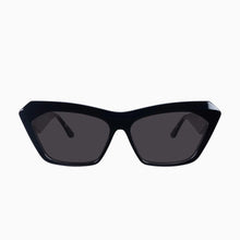 Load image into Gallery viewer, Valley Eyewear Piaf - Gloss Black w. Silver Metal / Black Lens Hyde Boutique
