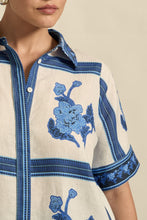 Load image into Gallery viewer, Zoe Kratzmann Pixel Top - Azure Collage | PRE ORDER Arriving mid August Hyde Boutique
