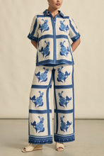 Load image into Gallery viewer, Zoe Kratzmann Pixel Top - Azure Collage | PRE ORDER Arriving mid August Hyde Boutique
