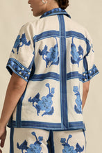 Load image into Gallery viewer, Zoe Kratzmann Pixel Top - Azure Collage | PRE ORDER Arriving mid August Hyde Boutique
