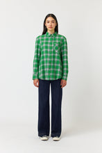 Load image into Gallery viewer, Sylvester by Kate Sylvester Plaid Shirt - Green  Hyde Boutique   
