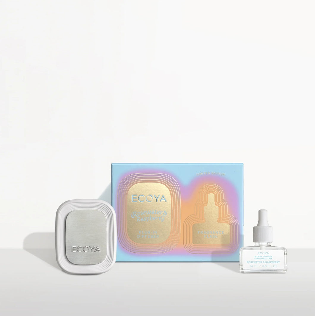 Ecoya Plug-In Diffuser - Rosewater and Raspberry Hyde Boutique