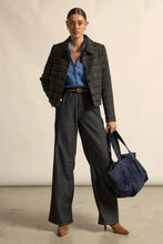 Load image into Gallery viewer, Zoe Kratzmann Plume Jacket - Midnight Check Apparel > Women > Clothing > Jackets > Bouclé Jackets > Cropped Jackets > Zoe Kratzmann Hyde Boutique
