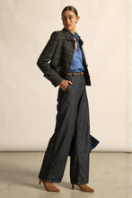 Load image into Gallery viewer, Zoe Kratzmann Plume Jacket - Midnight Check Apparel > Women > Clothing > Jackets > Bouclé Jackets > Cropped Jackets > Zoe Kratzmann Hyde Boutique
