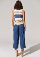 Load image into Gallery viewer, Pol Estel Stripe Knit Tank - Blue Multi  Hyde Boutique   
