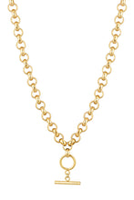 Load image into Gallery viewer, Porter Chunky Belcher Fob Chain - Gold  Hyde Boutique   
