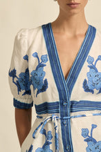 Load image into Gallery viewer, Zoe Kratzmann Portrait Dress - Azure Collage Hyde Boutique
