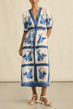 Load image into Gallery viewer, Zoe Kratzmann Portrait Dress - Azure Collage Hyde Boutique
